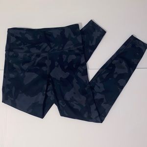 GapFit Leggings, Navy Camo, XS